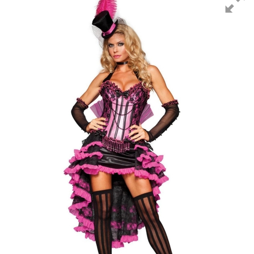 Women's Halloween costume In Character Burlesque Beauty size medium- worn once.